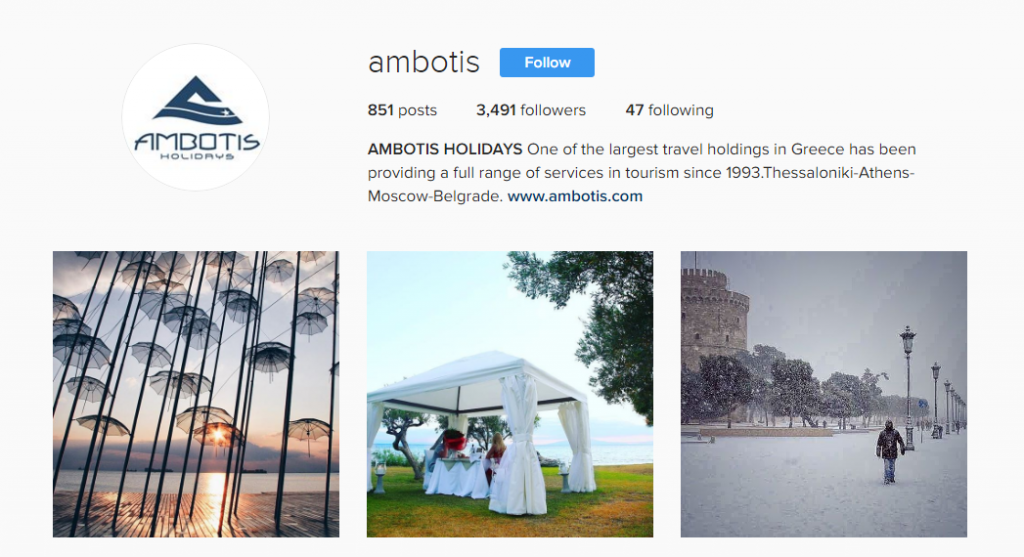 instagram for travel brands - ambotis