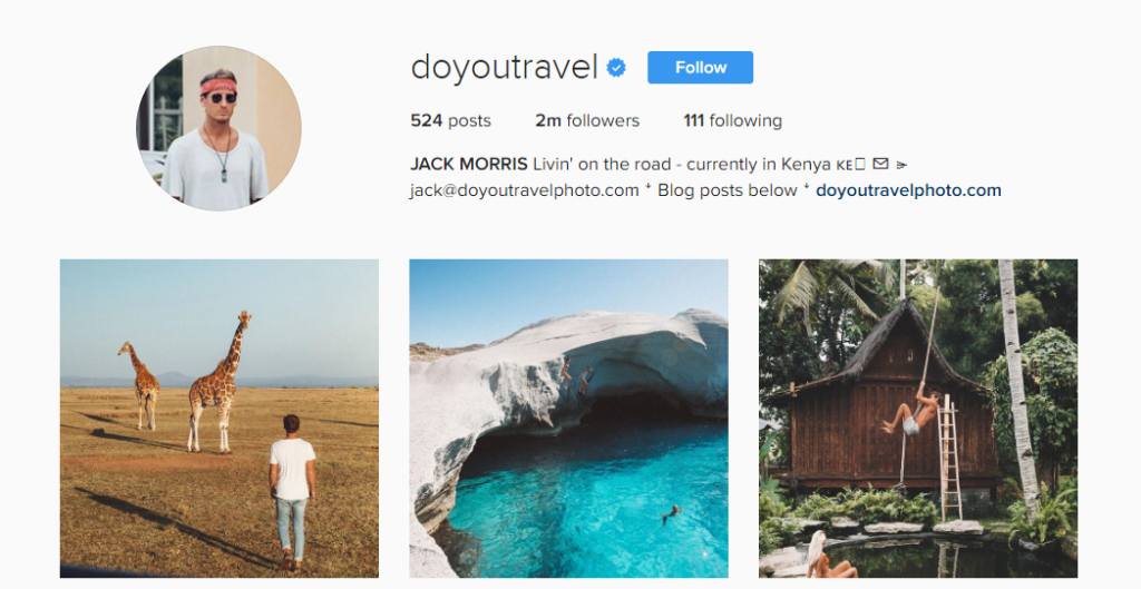 instagram for travel brands - influencers