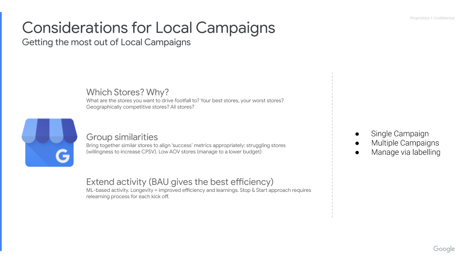 Omnichannel Marketing with Google - Google Marketing Platform Sydney - local campaign considerations